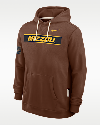 Мужские  Missouri 2026 Military Appreciation Nike Dri-FIT College Long-Sleeve Hooded Top