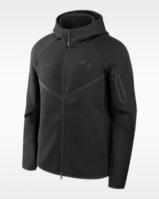 Мужская куртка New England Patriots Top Billing Tech Fleece Windrunner Nike NFL Full-Zip Hooded для бега