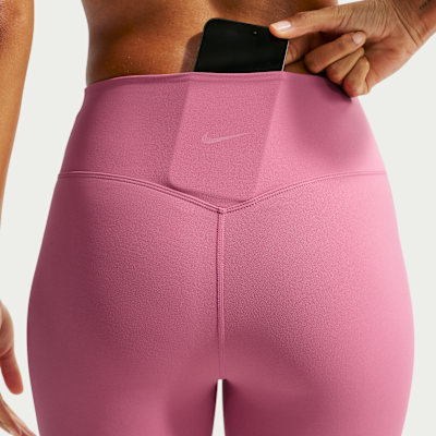 Nike Zenvy Yüksek Belli Bilek Üstü Ön Dikişsiz Kadın Taytı görsel 6