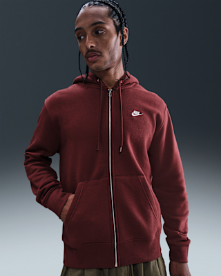 Мужское худи Nike Club Full-Zip Fleece Hoodie