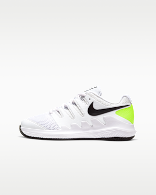 Nike NikeCourt Jr. Vapor X white – Little/Big Kids' Tennis Shoes