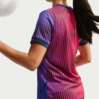 Nike Paris Saint-Germain Deplasman Nike Dri-FIT Maç Öncesi Kadın Futbol Üstü görsel 2