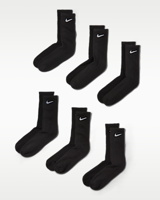 Unisex носки Nike Everyday Cushioned Training Crew Socks (6 Pairs) для тренировок