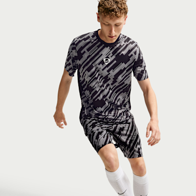 Nike Academy+ Dri-FIT Kısa Kollu Erkek Futbol Üstü görsel 3