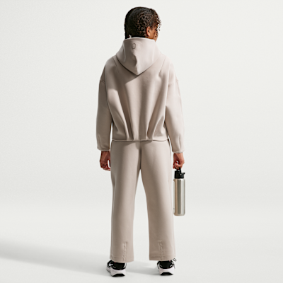 Maskinstrikket Nike MAVN Therma-FIT-hættetrøje med lynlås i fuld længde til piger