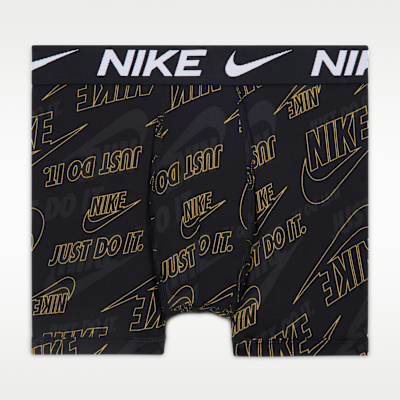 Nike Dri-FIT Essentials Big Kids' Printed Boxer Briefs (3-Pack)