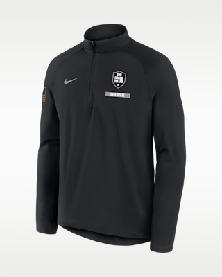 Мужские Ohio State 2026 Military Appreciation Stride Nike Dri-FIT College 1/2-Zip Long-Sleeve Top