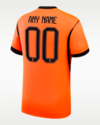 Мужские джерси Netherlands 2026 Stadium Home Nike Dri-FIT Soccer Replica Jersey Custom Jersey By You