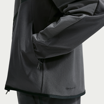 Nike Tech Shori Örgü Tam Boy Fermuarlı Windrunner Erkek Ceketi görsel 6