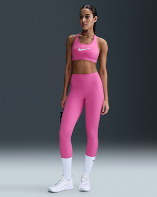 Женские тайтсы Nike One High-Waisted 7/8 Leggings with Pockets