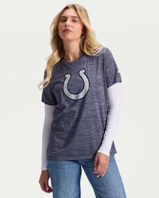 Женская футболка Indianapolis Colts Rivalries Collection Sideline Velocity Nike Dri-FIT NFL