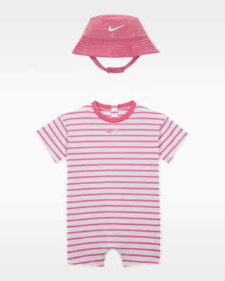 Детские шорты Nike Baby Short Sleeve Romper with Bucket Hat