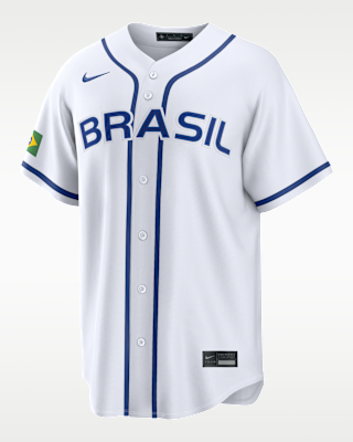 Мужские джерси Brazil National Baseball Team 2026 World Baseball Classic Nike Stadium Jersey