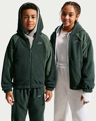 Детское худи Nike Club Fleece Big Kids' Winterized Full-Zip Hoodie