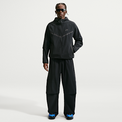 Nike Tech Dri-FIT Tam Boy Fermuarlı Dokuma Windrunner Erkek Ceketi görsel 4