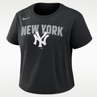 New York Yankees Mod Women's Nike MLB Cropped T-Shirt