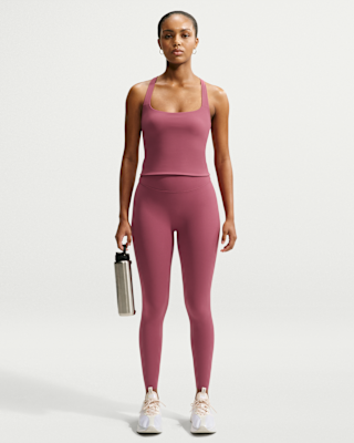 Женские тайтсы Nike Zenvy High-Waisted 7/8 Leggings with No Front Seam