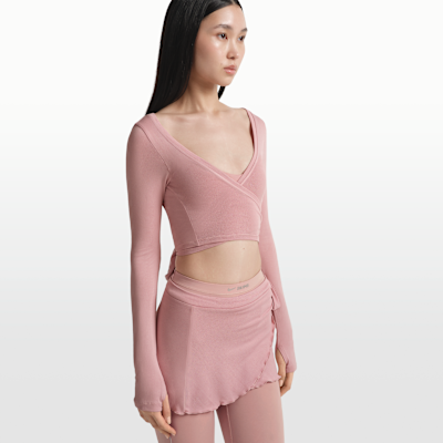 Jupe portefeuille NikeSKIMS Stretch Knit pour femme