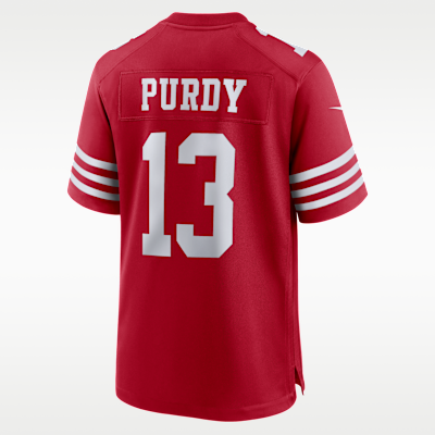 Jersey de juego Nike para hombre Brock Purdy San Francisco 49ers