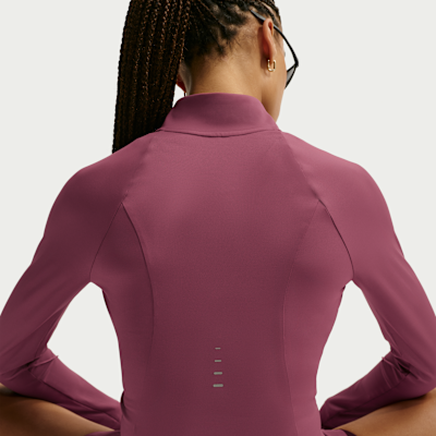 Nike Swift Dri-FIT Tam Boy Fermuarlı Kadın Koşu Ceketi görsel 2