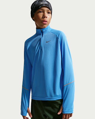 Детские Nike Miler Big Kids' Dri-FIT 1/2-Zip Top