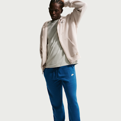 Nike Club Manşetli Yumuşak Fleece Erkek Eşofman Altı görsel 4