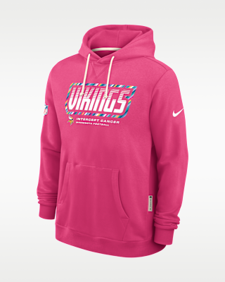Мужское худи Minnesota Vikings Crucial Catch Sideline Standard Issue Nike Dri-FIT NFL Pullover Hoodie