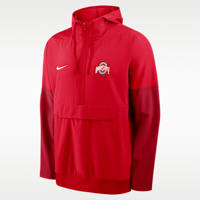 Ohio State Anorak Men's Nike College 1/2-Zip Hooded Jacket