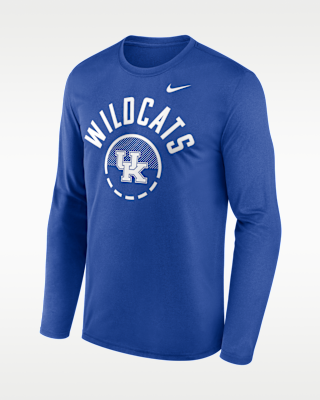 Мужская футболка Kentucky Courtside Nike Dri-FIT College Long-Sleeve