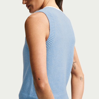 Nike Sportswear Chill Knit Bol Kesimli Kolsuz Kadın Süveteri görsel 2