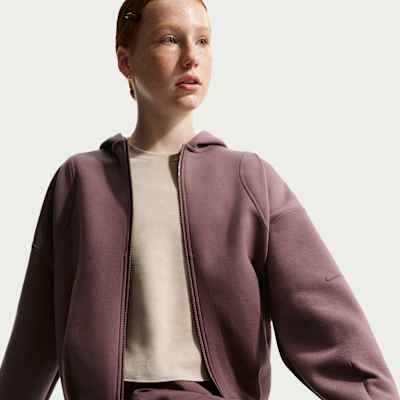 Πλεκτή μπλούζα Therma-FIT με κουκούλα και φερμουάρ σε όλο το μήκος Nike MAVN για κορίτσια
