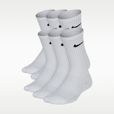 Nike Everyday Kids' Cushioned Crew Socks (6 Pairs)