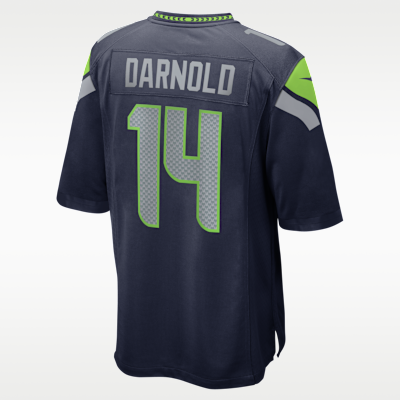 Jersey Nike de la NFL Game para hombre Sam Darnold Seattle Seahawks Super Bowl LX