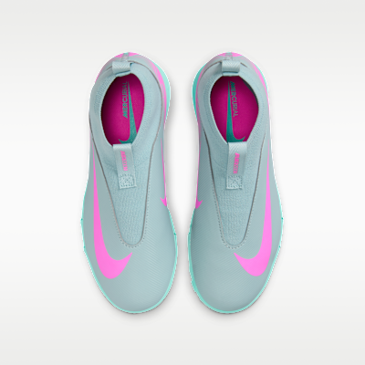 Tacos de fútbol para pasto sintético (turf) de corte high para niños de preescolar y grandes Nike Jr. Mercurial Superfly 10 Academy