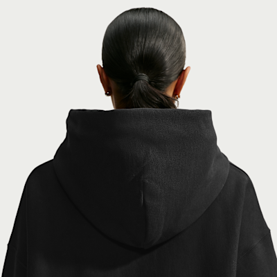 Nike Studio Fleece Kalın Oversize Kapüşonlu Kadın Sweatshirt'ü görsel 6