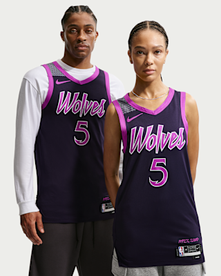 Мужские джерси Anthony Edwards Minnesota Timberwolves City Edition Nike Dri-FIT ADV NBA Authentic Jersey