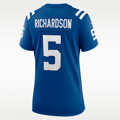 Jersey Nike de la NFL Game para mujer Anthony Richardson Indianapolis Colts