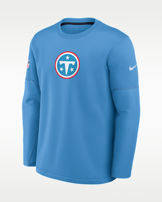 Мужская футболка Tennessee Titans Sideline Coaches Nike Therma-FIT NFL Long-Sleeve