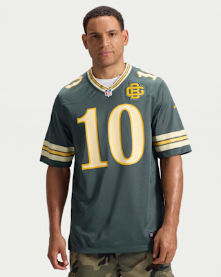 Мужские джерси Jordan Love Green Bay Packers Rivalries Collection Nike NFL Game Jersey