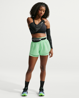 Nike Flow Women's Dri-FIT High-Waisted 2-in-1 Running Shorts