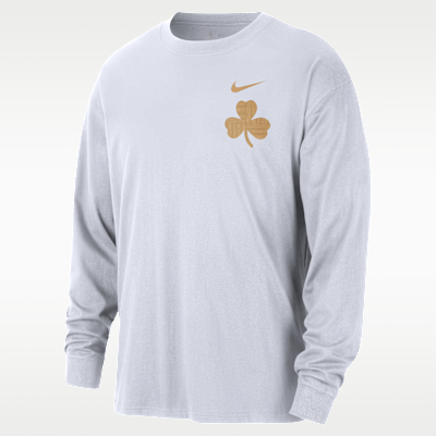 Playera de manga larga Nike de la NBA para hombre Boston Celtics Essential City Edition