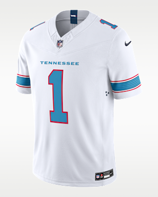 Мужские джерси Cameron Ward Tennessee Titans Nike Dri-FIT NFL Limited Jersey