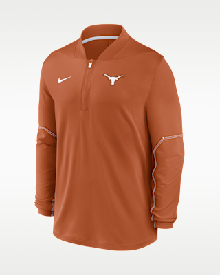 Мужские Texas Sideline Nike Dri-FIT College 1/2-Zip Top
