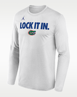 Мужская футболка Florida 2026 On-Court Bench Nike Dri-FIT College Long-Sleeve