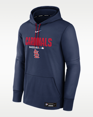 Мужское худи St. Louis Cardinals Authentic Collection Nike Therma MLB Pullover Hoodie