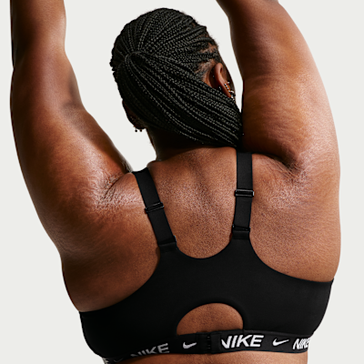Nike Indy Yüksek Destekli Pedli Ayarlanabilir Kadın Spor Sütyeni (Büyük Beden) görsel 2