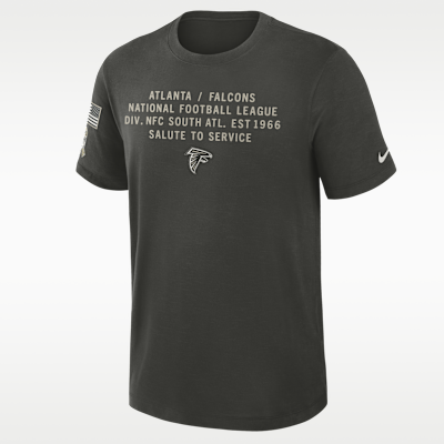 Playera Nike Dri-FIT de la NFL para hombre Atlanta Falcons Salute to Service Slub