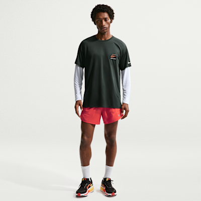 Nike Stride Dri-FIT ADV Kısa Kollu Erkek Koşu Üstü görsel 4