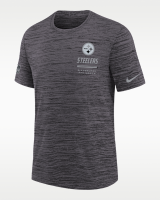 Детская футболка Pittsburgh Steelers Sideline Team Issue Velocity Big Kids' Nike Dri-FIT NFL