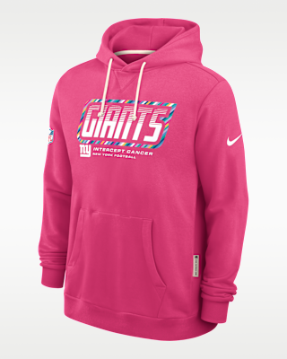 Мужское худи New York Giants Crucial Catch Sideline Standard Issue Nike Dri-FIT NFL Pullover Hoodie